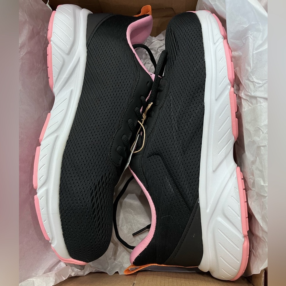 Women’s Reebok Work and Comfort ST Black Pink Fuel Foam Size 10.5 - Picture 8 of 9